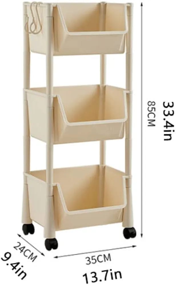 Movable Desk Storage Bookcase for Study Room Floor-to-ceiling Bookshelf With Wheels