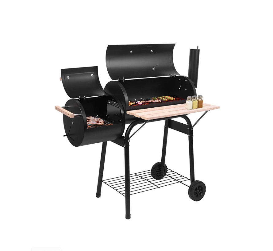 Portable Charcoal Grill with BBQ Charcoal Grill and Offset Smoker