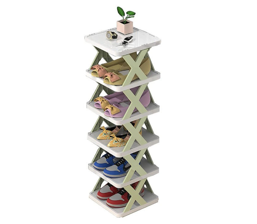 X-shaped 5-layer DIY Shoe Rack