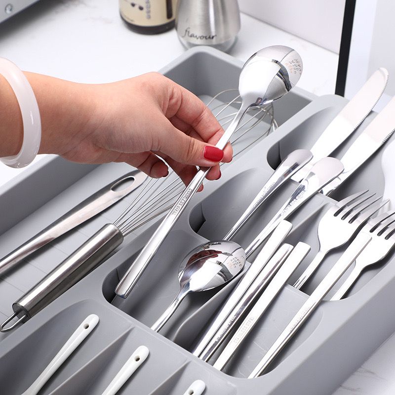 Kitchen Drawer Organizer Tray for Cutlery Utensils and Gadgets, Expandable