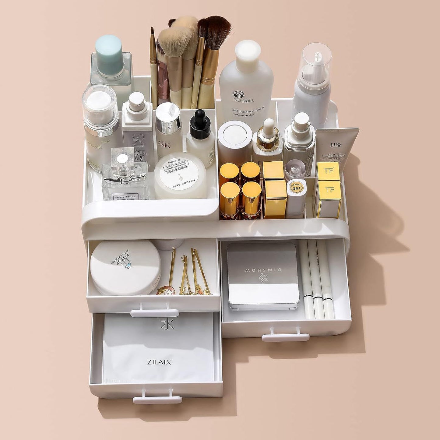 Makeup Organizer With 3 Drawers