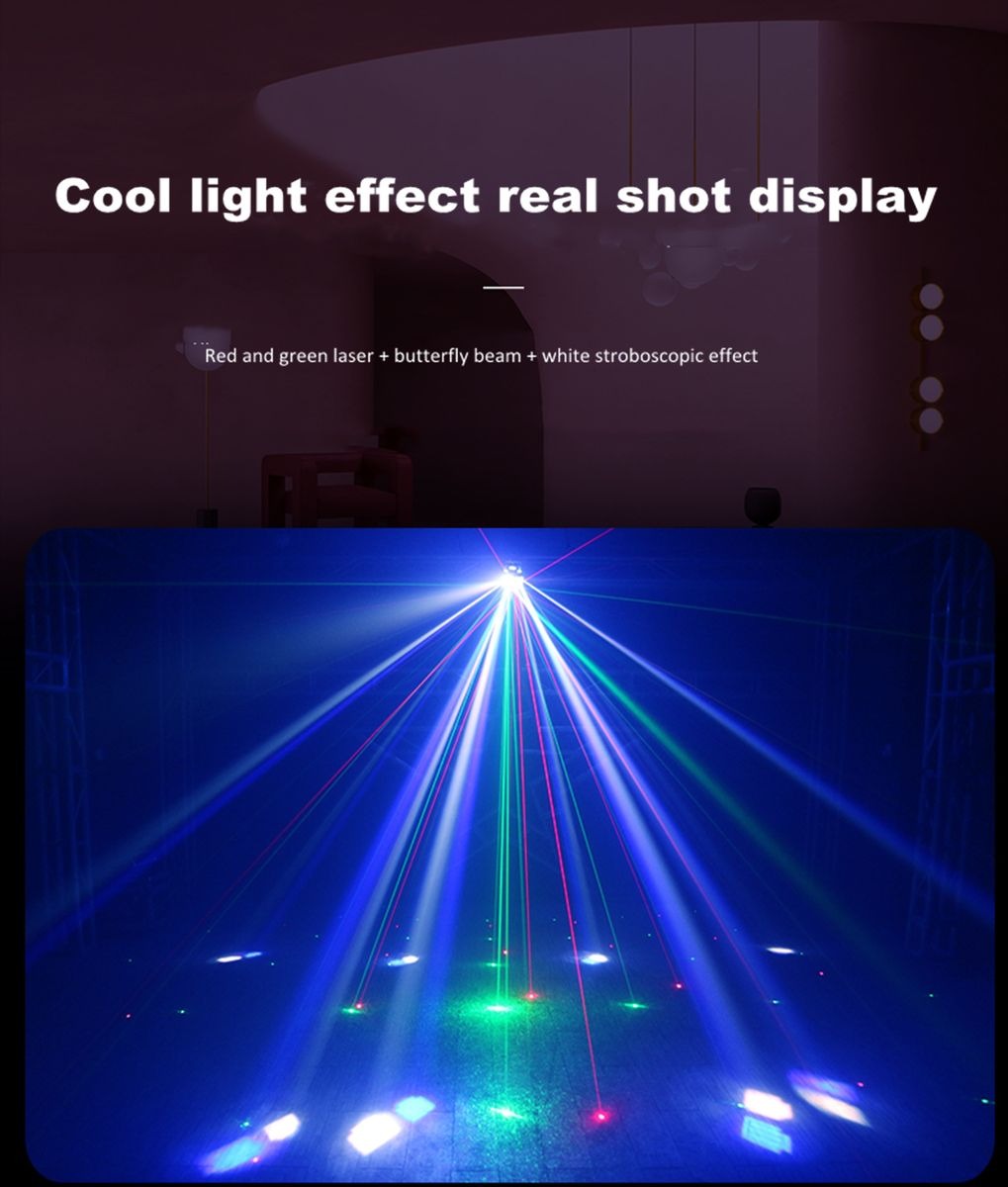 Stage Lighting Effect with RGBW Laser Projector