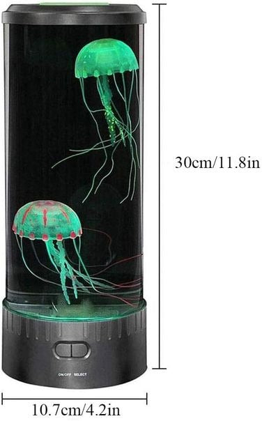 18 LED Tower Jelly Fish Lamp With Changing Colors