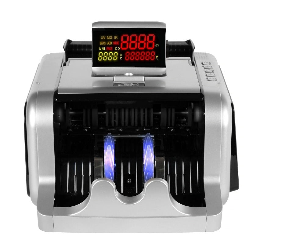 Bill Counter Multi Currency Banknotes Counterfeit Detecting Machine