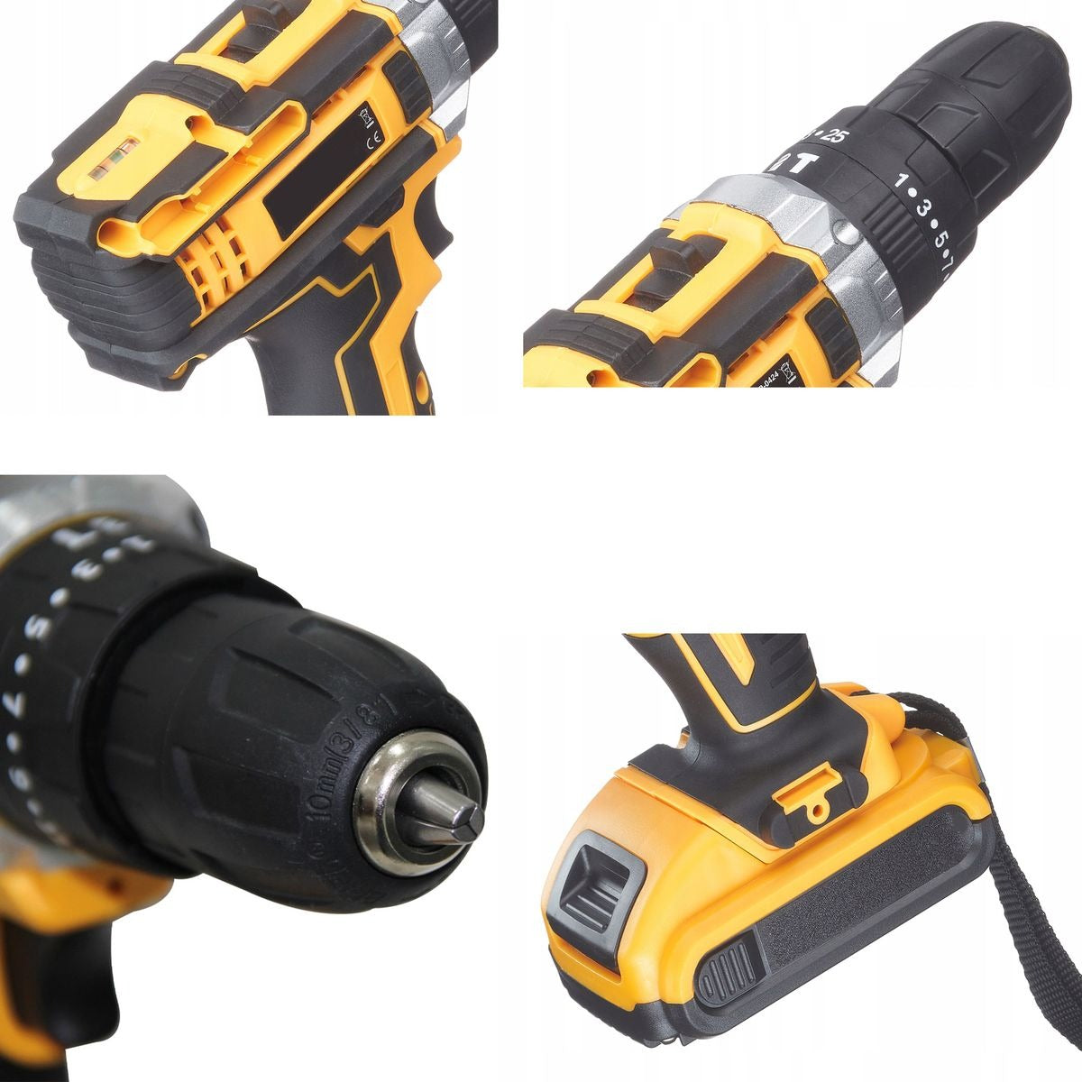 21V Rechargeable Lithium-Ion Hammer Drill and Screwdriver Set