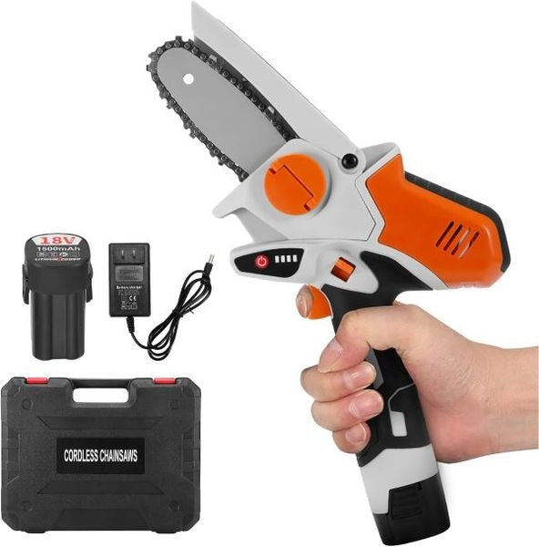 6" Lithium Battery Mini Chain Saw 12V