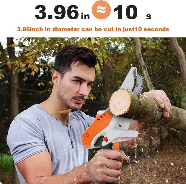 6" Lithium Battery Mini Chain Saw 12V