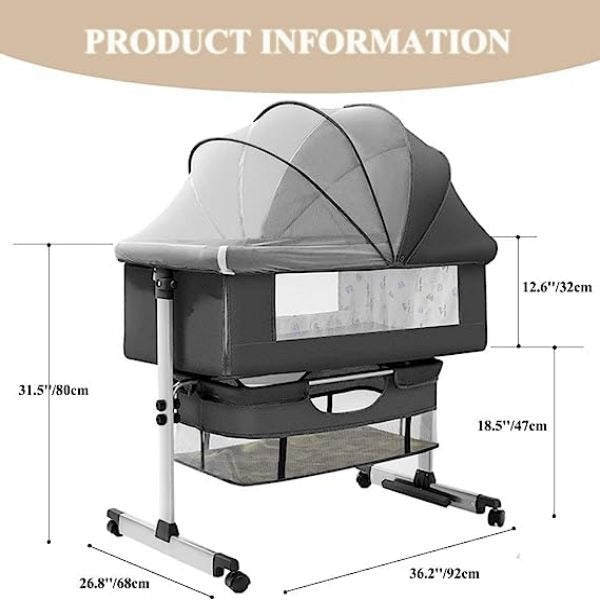 3 in 1 Baby Bassinets, Baby Bedside Sleeper