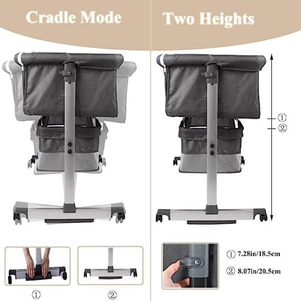 3 in 1 Baby Bassinets, Baby Bedside Sleeper