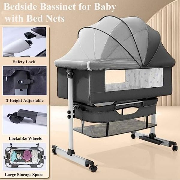 3 in 1 Baby Bassinets, Baby Bedside Sleeper