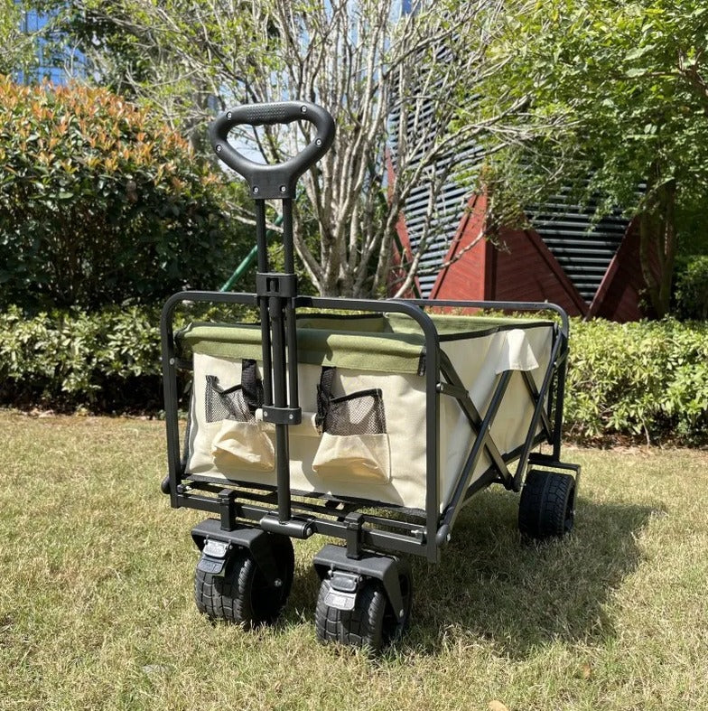 Outdoor Camping Beach Trolley With Adjustable Handle