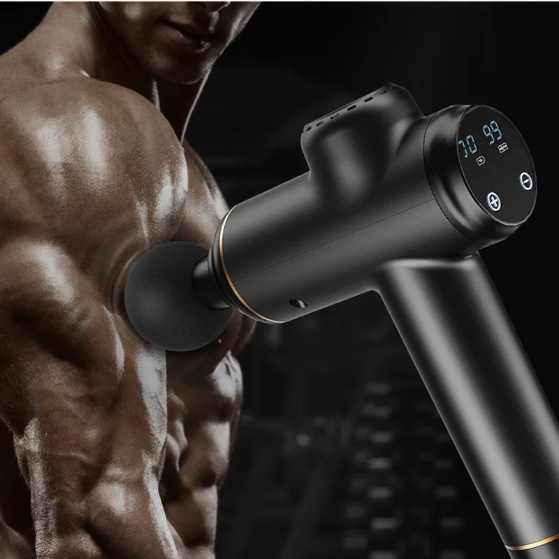 30 Speeds Massage Gun Deep Muscle Massager Fascial Gun