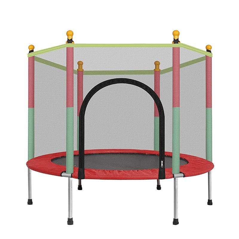 Trampoline With Fence For Kids