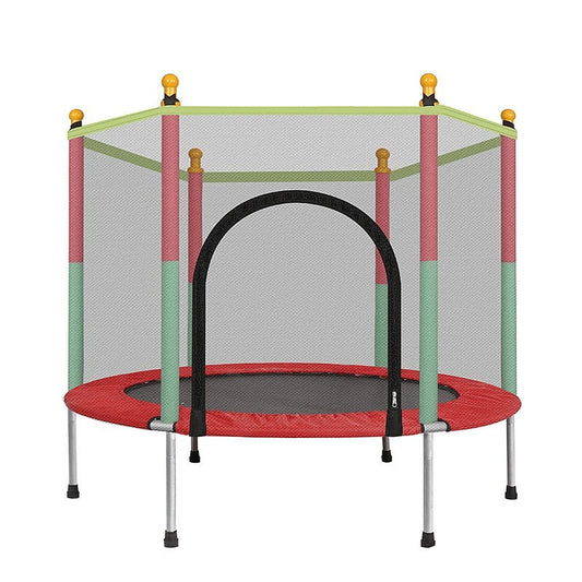 Trampoline With Fence For Kids