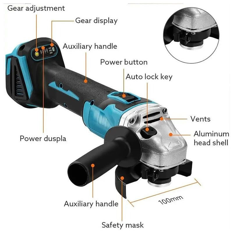 Multifunction Power Tool Set Combination with Chargeable Cordless Drill - 48V