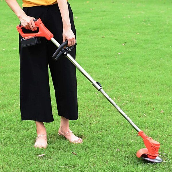 800W Cordless Lithium Grass Trimmer Brush Cutter