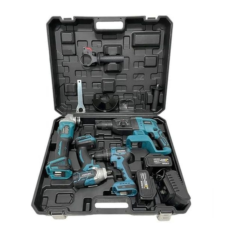 Multifunction Power Tool Set Combination with Chargeable Cordless Drill - 48V