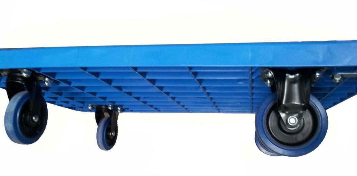 Moving Platform Plastic Hand Trolley