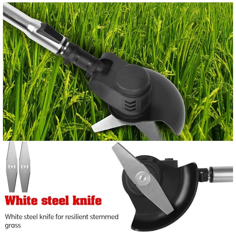 800W Cordless Lithium Grass Trimmer Brush Cutter