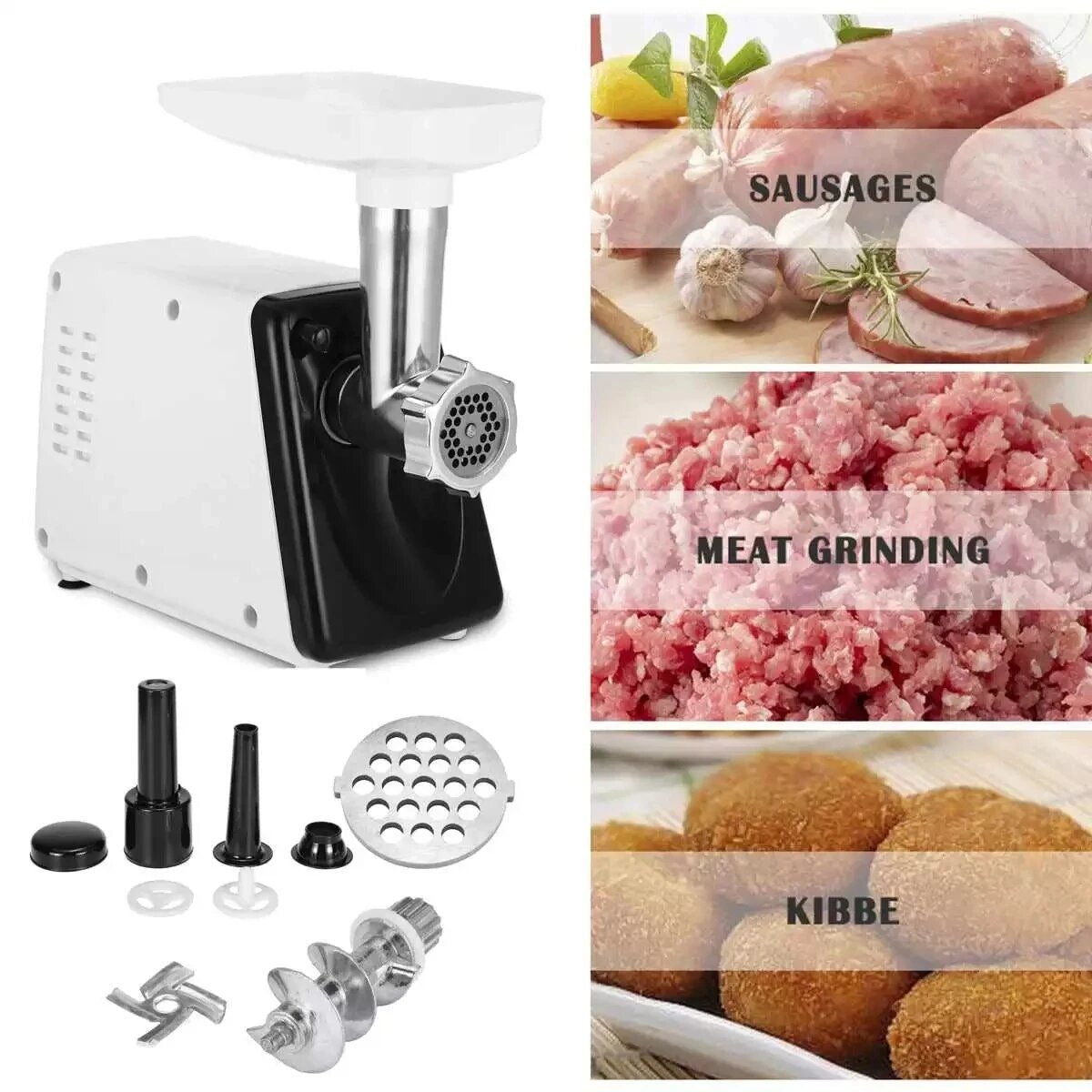 Stainless Steel Heavy Duty Meat Grinder Electric