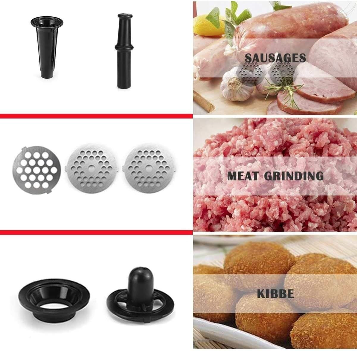 3-in-1 3200W  Electric Meat Mincer   Multi Food Processor SK-088