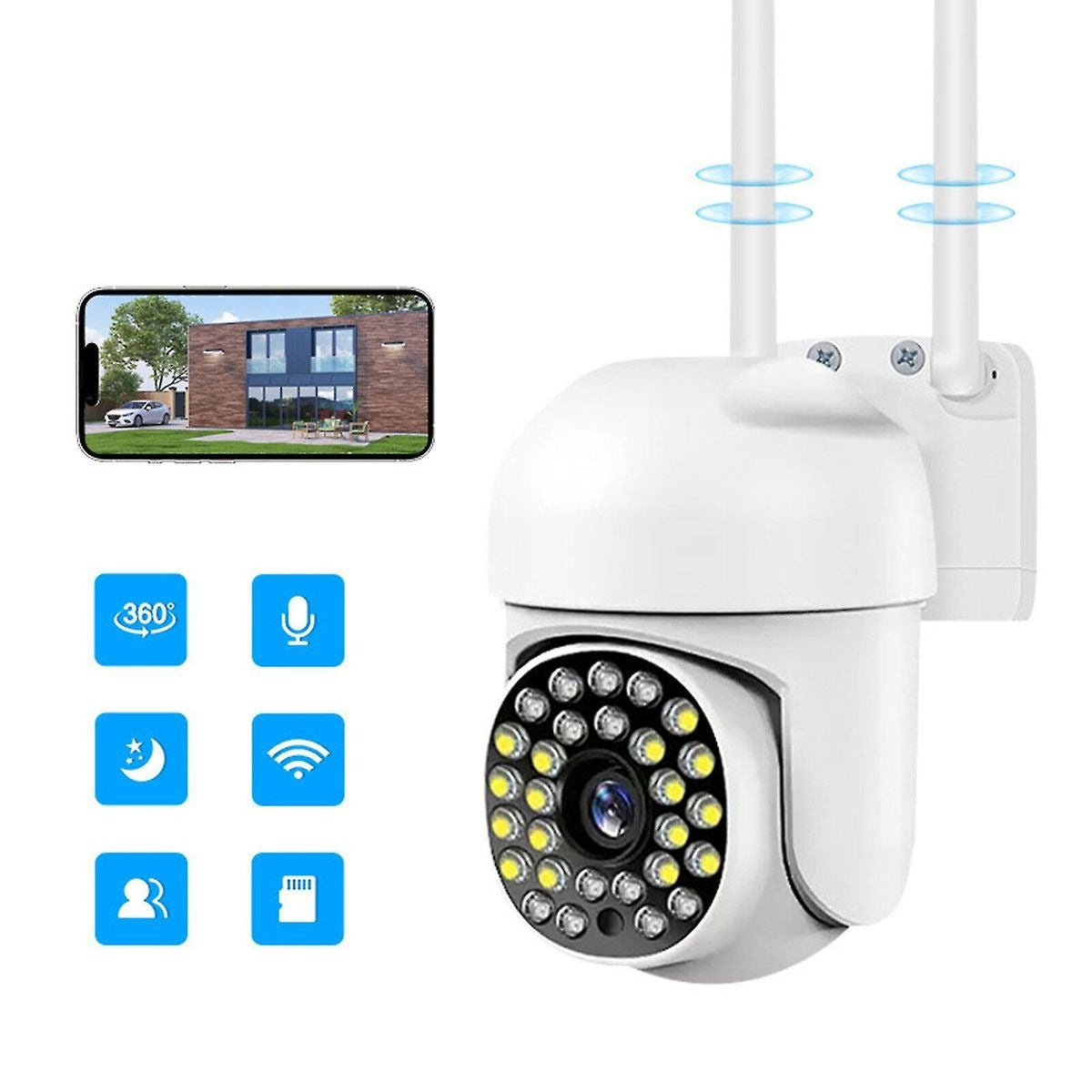 Smart Small Ip Camera With Self-contained App