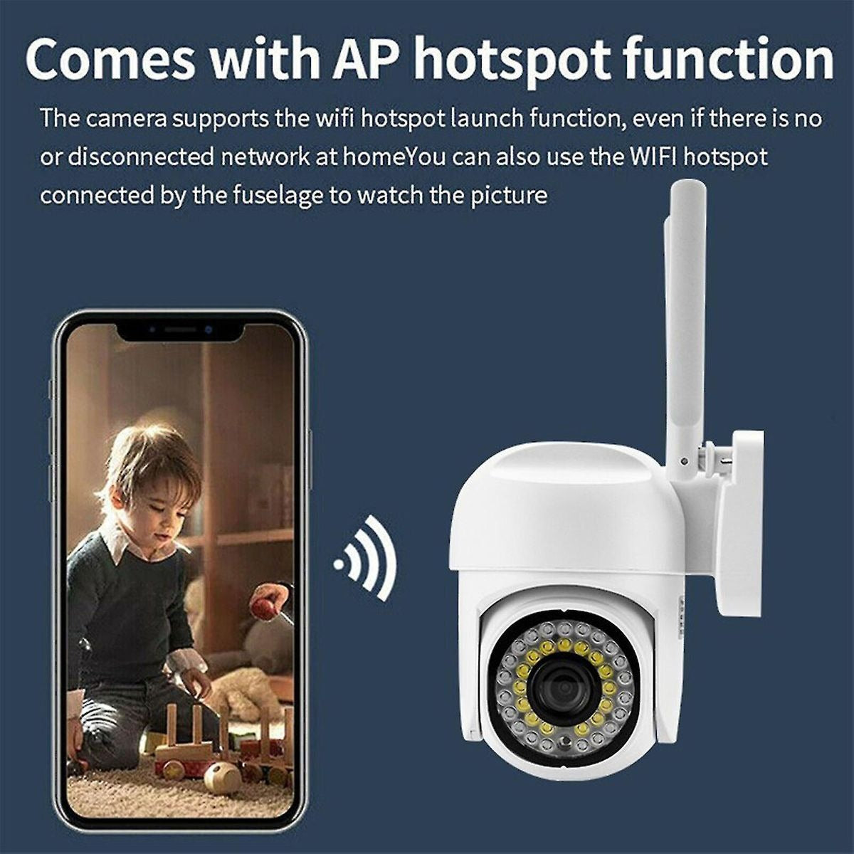 Smart Small Ip Camera With Self-contained App